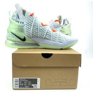 Nike LeBron XVIII Blue Tint Dynamic Turq Basketball Shoes Sneakers M 11 / W 12.5